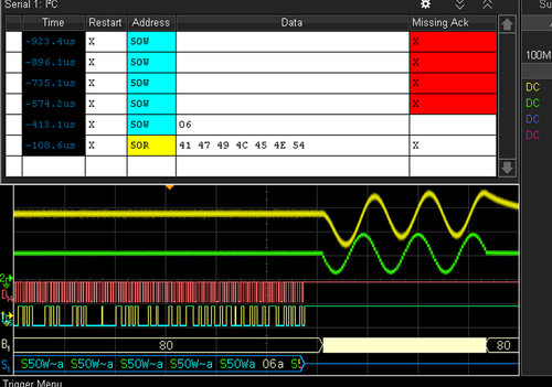 Keysight HD300EMBA Embedded software package I2C, SPI, UART (RS232/422/485) serial trigger and decode