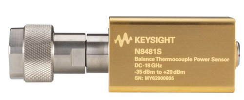 Keysight N8481S Balance Thermocouple Power Sensor, DC to 18 GHz