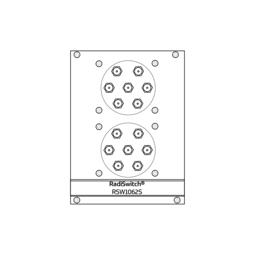 Raditeq RSW1062S RadiSwitch 2x SP6T SMA