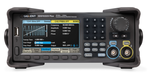 Siglent SDG1022X Plus Function/Arbitrary Waveform Generator 30 MHz, 2 channels, 1 GSa/s, 16-bit