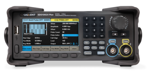 Siglent SDG1062X Plus Function/Arbitrary Waveform Generator 60 MHz, 2 channels, 1 GSa/s, 16-bit