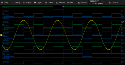 Siglent SDS2000HD-16LA  MSO function ( software), use with SPL2016 probe