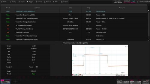 Siglent SDS7000A-CT-1000BASE-T1 1000Base-T1 compliance test (software)