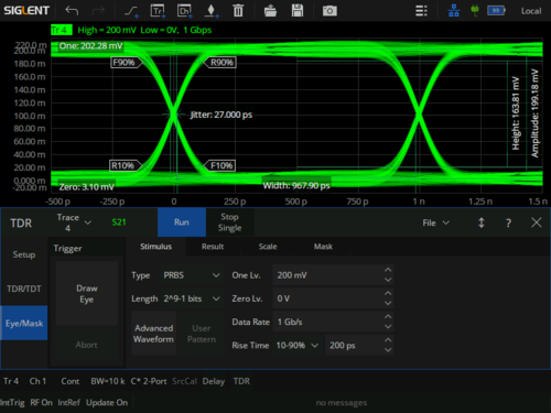 Siglent SHN900-TDR Enhanced Time Domain Analysis (SW)