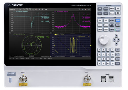 Siglent SNA5002A Vector Network Analyzer 2 Port, 9 kHz to 4.5 GHz