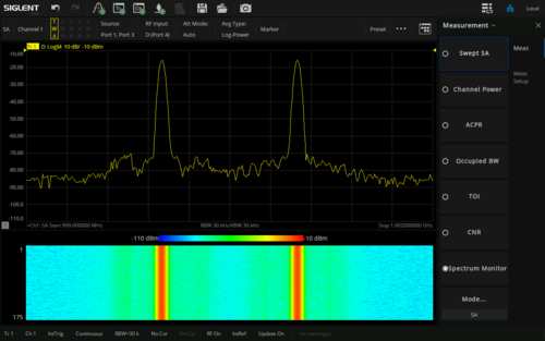 Siglent SNA6000-SA Spectrum analysis (Software)